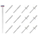 Sealey Clip Strip Deal - Aluminium Rivets RVSET Sealey - Town Tools 