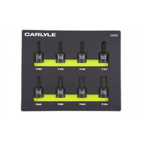 Carlyle Tools 8Pc 1/2 Drive Internal Star T30-70 50mm Long
