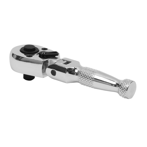 Sealey Premier Premier Stubby Flexi-Head Ratchet Wrench 1/4"Sq Drive AK660SF Sealey Premier - Town Tools 