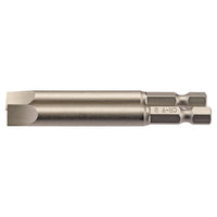 Draper Plain Slot Insert Bit, 8mm, 1/4" Hex, 75mm Long (Pack of 2) 64310