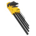 Sealey Ball-End Hex Key Set 9pc Extra-Long Imperial S01099 Siegen by Sealey - Town Tools 