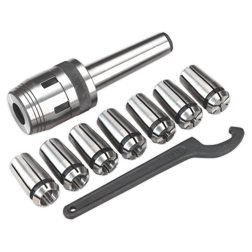 Sealey Mill Chuck Set MT3-M124-16mm SM2502MCS Sealey - Town Tools 