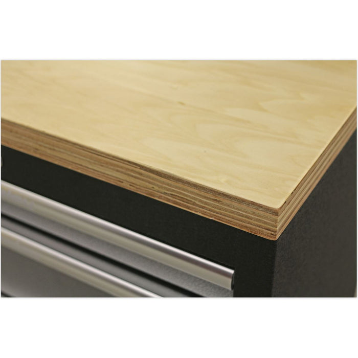 Sealey Superline Pro 2.04m Storage System Pressed Wood Worktop APMSSTACK11W Sealey - Town Tools 