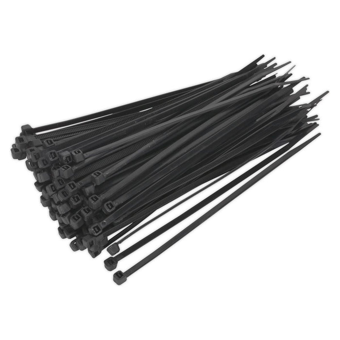 Sealey Cable Tie 150 x 3.6mm Black Pack of 100 CT15036P100 Sealey - Town Tools 