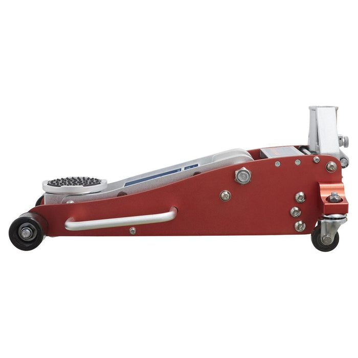 Sealey Trolley Jack 1.5 Tonne Low Profile Aluminium Rocket Lift RJA1550 Sealey - Town Tools 