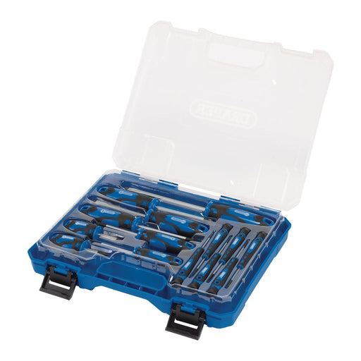 Draper Screwdriver Set with Case, Blue (14 Piece) 03984 Draper - Town Tools 