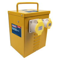 Sealey 5kVA Portable Vented Transformer 16/32A Outlets WST5000MV/2