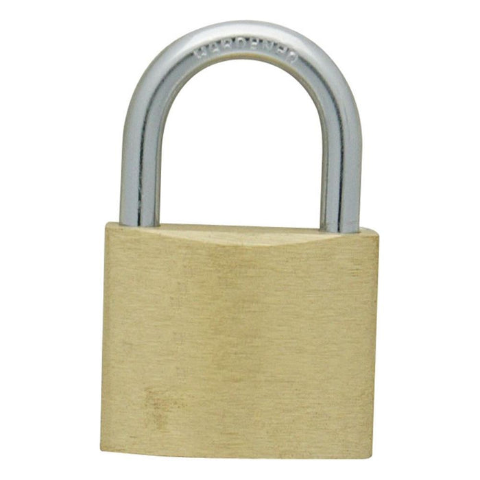 Silverline Brass Padlock Keyed Alike 4pk 40mm Silverline - Town Tools 