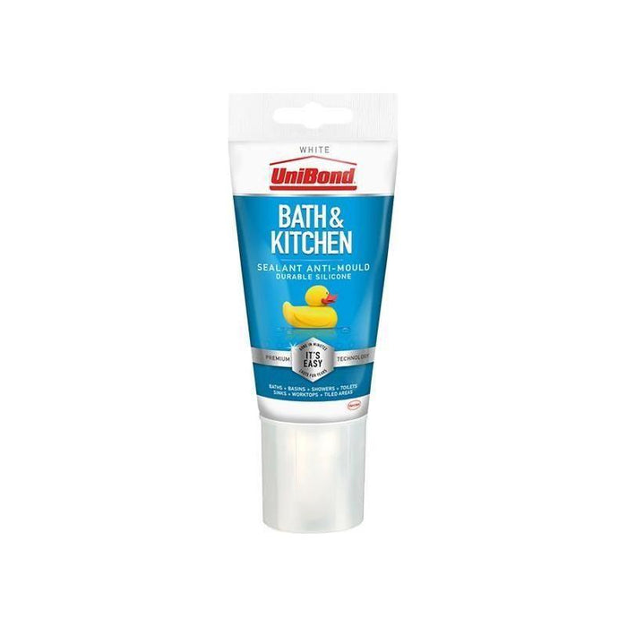 Unibond Healthy Kitchen & Bathroom Anti Mould Sealant White Tube 147g UniBond - Town Tools