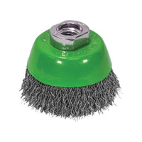 Faithfull Wire Cup Brush 75mm M14x2, 0.30mm Stainless Steel Wire