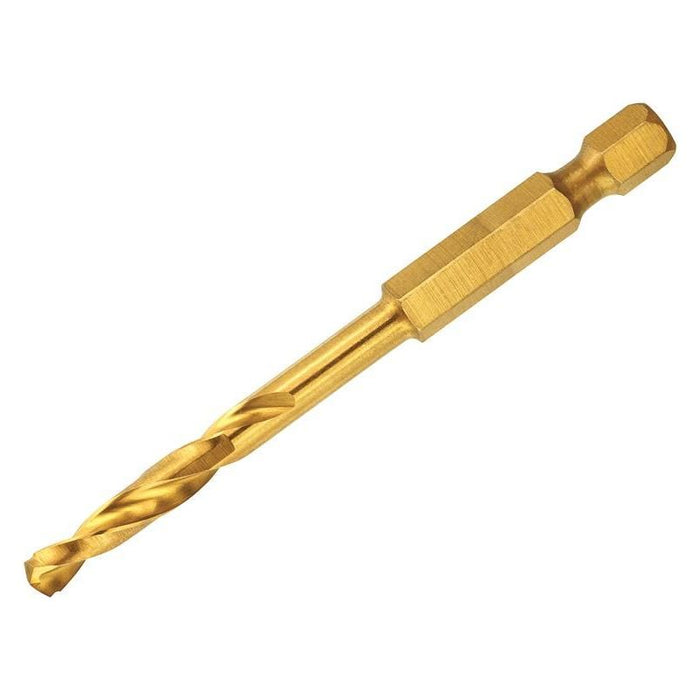 Dewalt Power Tools Impact Titanium Drill Bit 8.0mm OL:102mm WL:50mm DeWALT Power Tools - Town Tools