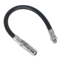 Sealey Rubber Delivery Hose with 4-Jaw Connector Flexible 300mm 1/8"BSP Gas
