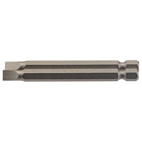 Draper Plain Slot Insert Bit, 6mm, 1/4" Hex, 75mm Long (Pack of 2) 64308
