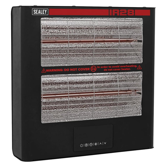 Sealey Wall Mounting Infrared Quartz Heater 2.8kW/230V IR28 Sealey - Town Tools 