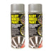 2X E-Tech Car Alloy Wheel Spray Paint METALLIC SILVER 400ml Can Chip Resistant E-Tech - Town Tools 