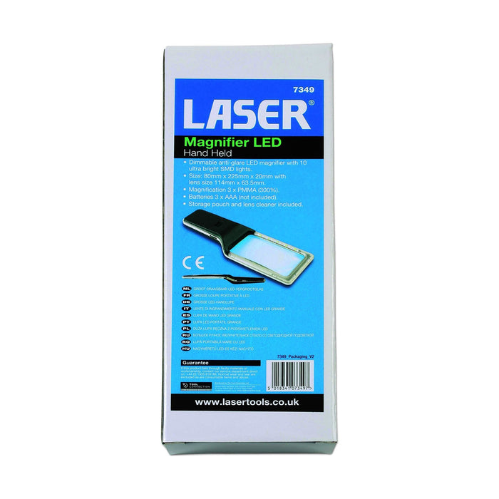 Laser Large Magnifying Glass with LED 7349 Laser - Town Tools 