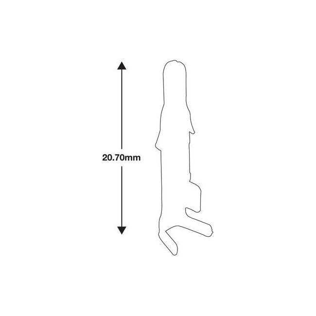 Connect Non Insulated Male Terminal 100pc 37519 Tool Connection - Town Tools 