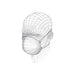 Vitrex Fold Flat Cup Respirator (3 Pack) Vitrex - Town Tools