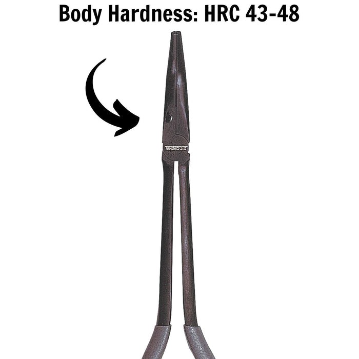 Teng Tools Long Reach Plier Bent 45?? 275mm Teng Tools - Town Tools 