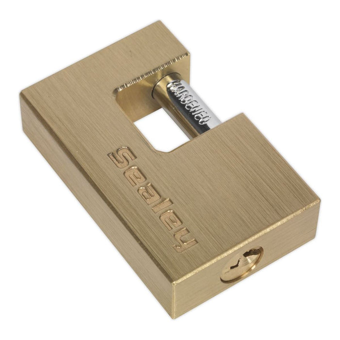 Sealey Brass Body Shutter Padlock 60mm Sealey - Town Tools 