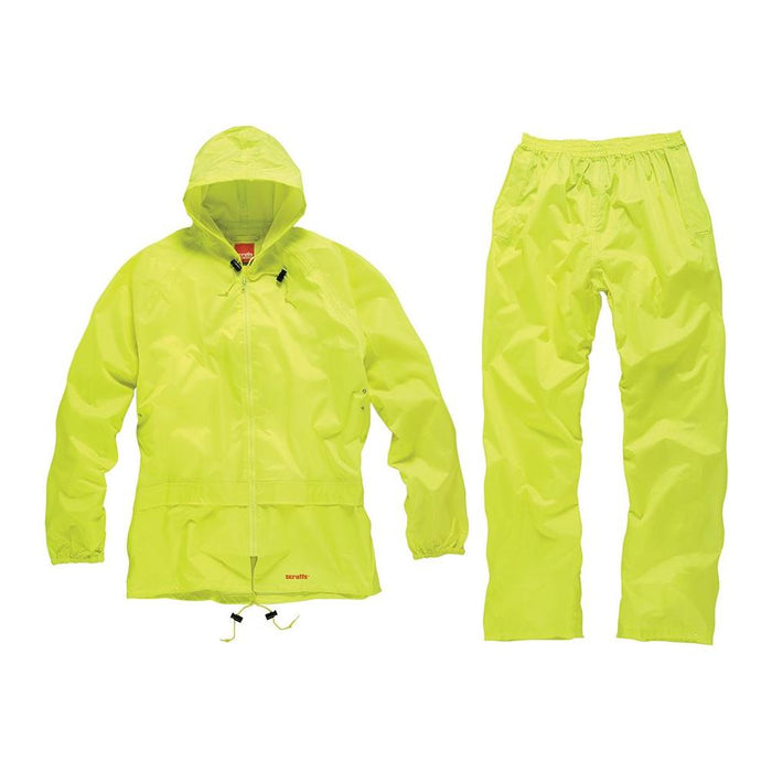 Scruffs Waterproof Suit Yellow XL Scruffs - Town Tools 