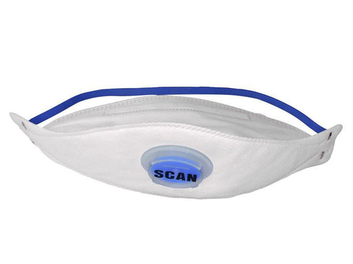 Scan Tri Fold Valved Disposable Mask FFP2 (Pack 3) Scan - Town Tools