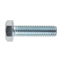 Sealey HT Setscrew M8 x 30mm 8.8 Zinc Pack of 50 SS830