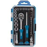 Draper Socket Set, 1/4" Sq. Dr. (35 Piece) 04777