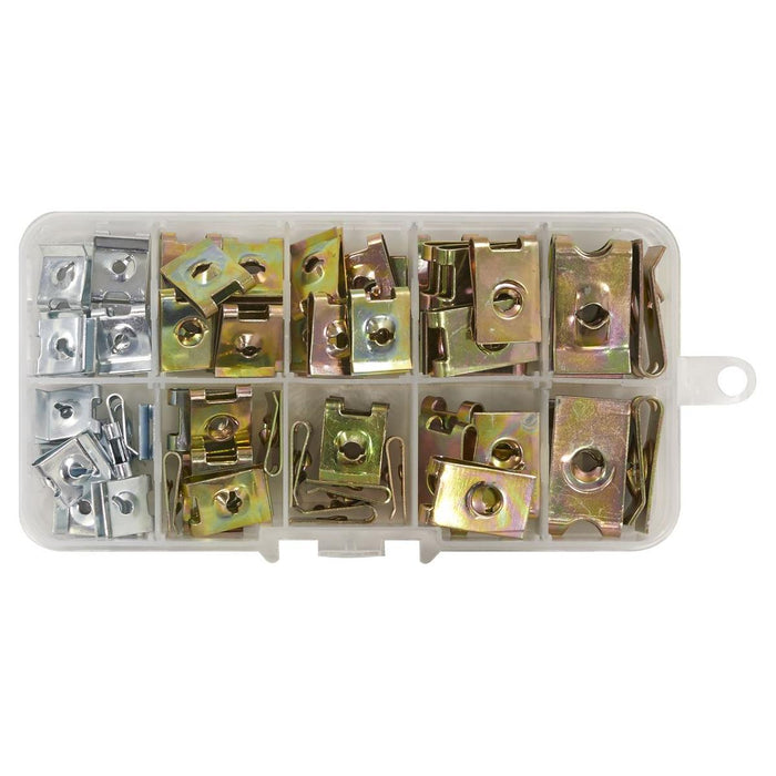 Sealey Spire Nut Assortment 74pc AB074SN Sealey - Town Tools 