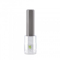 Carlyle Tools 1/2Dr 15mm Hex Bit Socket 90mm Long