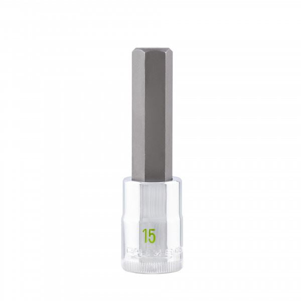 Carlyle Tools 1/2Dr 15mm Hex Bit Socket 90mm Long