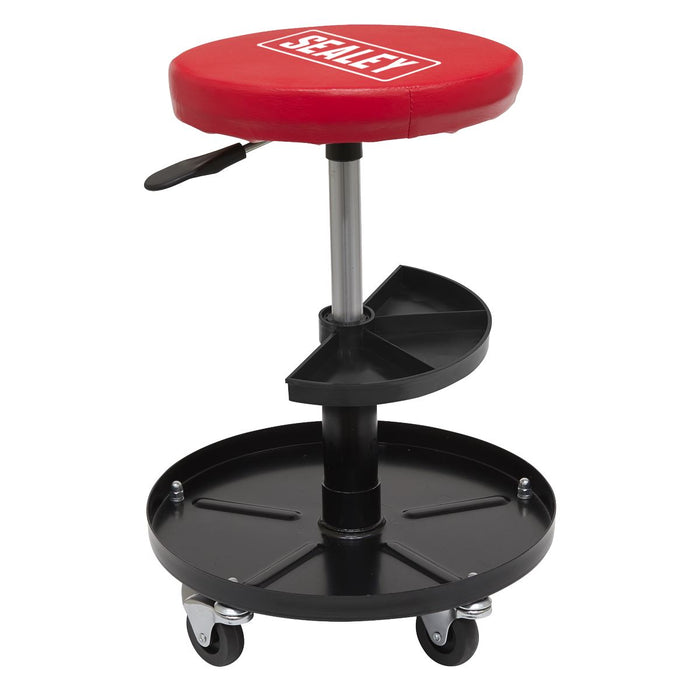 Sealey SCR10 Mechanic's Seat and Tool Tray Combo SCR10COMBO Sealey - Town Tools 