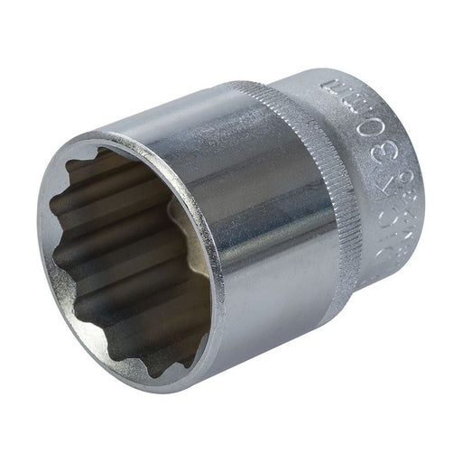 King Dick Socket SD 1/2" Metric 12pt 30mm King Dick - Town Tools 