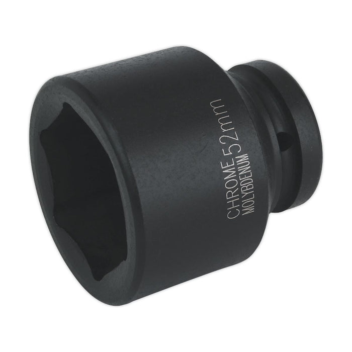 Sealey Impact Socket 52mm 1"Sq Drive IS152 Sealey - Town Tools 