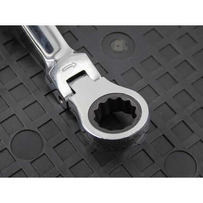 Faithfull Ratchet Combination Spanner Flex Head CV 22mm Faithfull - Town Tools