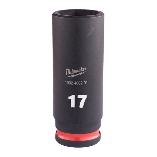 Milwaukee 17Mm 3/8 Impact Socket Deep-1Pc Ne 4932480291 Milwaukee - Town Tools 