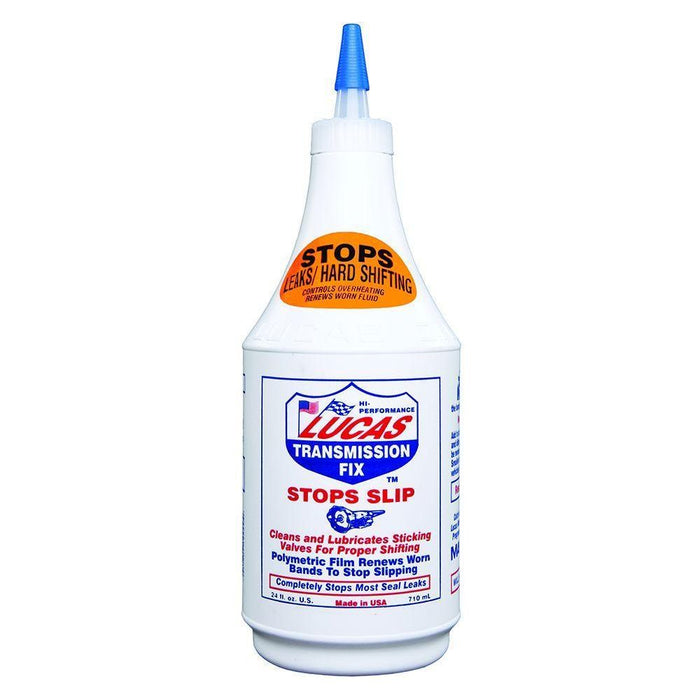 2 x Lucas Transmission Fix Stop Slip Gear Box Oil Treatment Stop Leak Additive 710ml Lucas Oil Oil - Town Tools 