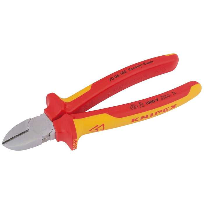 Draper Knipex 70 06 180SB Diagonal Side Cutter, 180mm 18451 Draper - Town Tools 