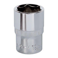 Sealey WallDrive Socket 19mm 1/2"Sq Drive Fully Polished SP1219