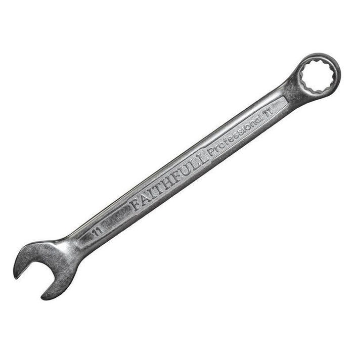Faithfull Combination Spanner CV Satin Finish 11mm Faithfull - Town Tools