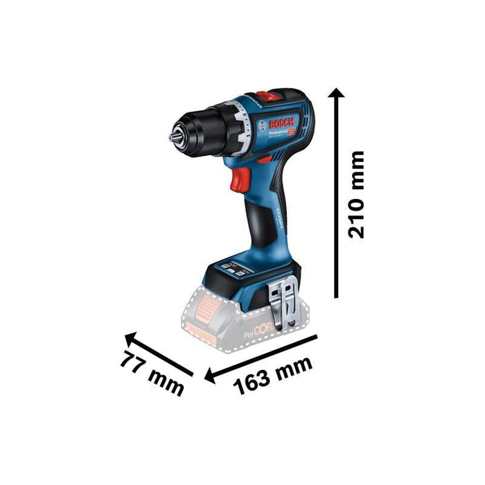 Bosch GSR 18V-90C Professional Drill Driver 18V Bare Unit Bosch - Town Tools