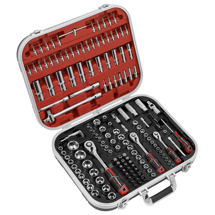 Sealey Premier Premier Socket Set 1/4", 3/8" & 1/2"Sq Drive 172pc AK7981 Sealey Premier - Town Tools 