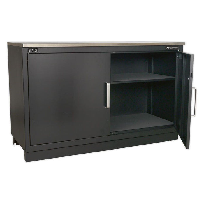 Sealey Modular Floor Cabinet 2 Door 1550mm Heavy-Duty APMS02 Sealey - Town Tools 