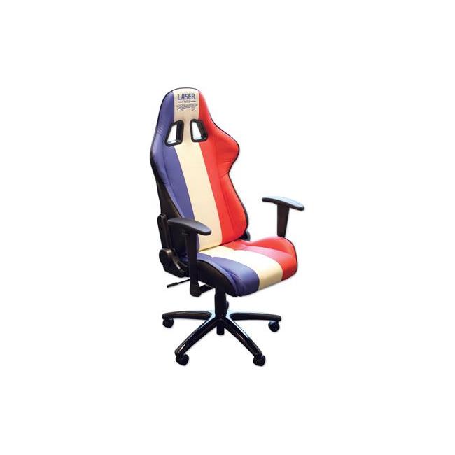 Laser Laser Tools Racing Chair - Red, White & Blue 6656 Laser - Town Tools 