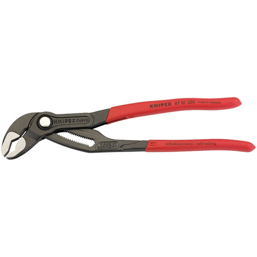 Draper Knipex Cobra 87 01 250 Waterpump Pliers, 250mm (Sold Loose) 75357 Draper - Town Tools 