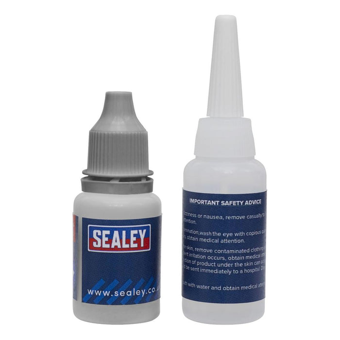 Sealey Fast-Fix Filler & Adhesive Grey SCS909 Sealey - Town Tools 