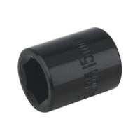 Sealey Impact Socket 15mm 3/8"Sq Drive IS3815