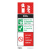 Sealey Safe Conditions Safety Sign CO2 Fire Extinguisher Self-Adhesive Vinyl Sealey - Town Tools 