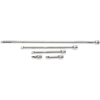 Draper Extension Bar Set, 3/8" Sq. Dr., Polished Chrome (5 Piece) 16767