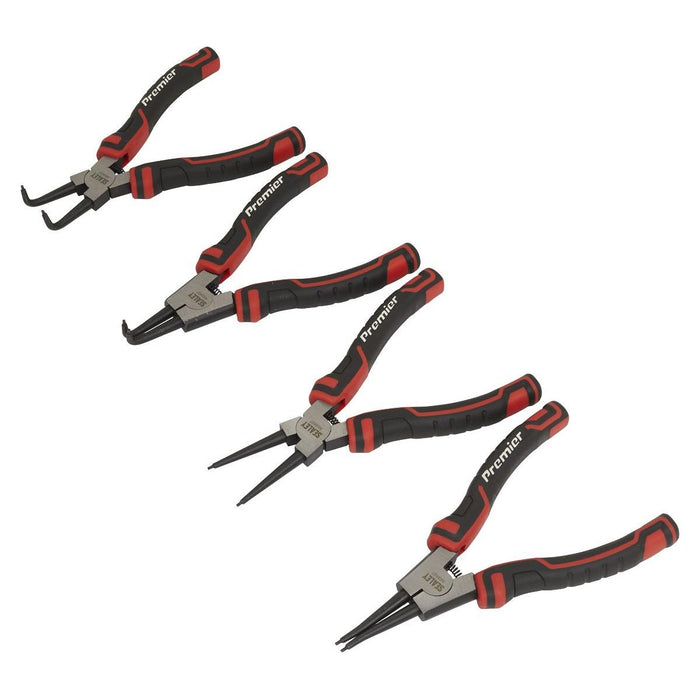 Sealey Circlip Pliers Set 180mm 4pc AK8457 Sealey - Town Tools 